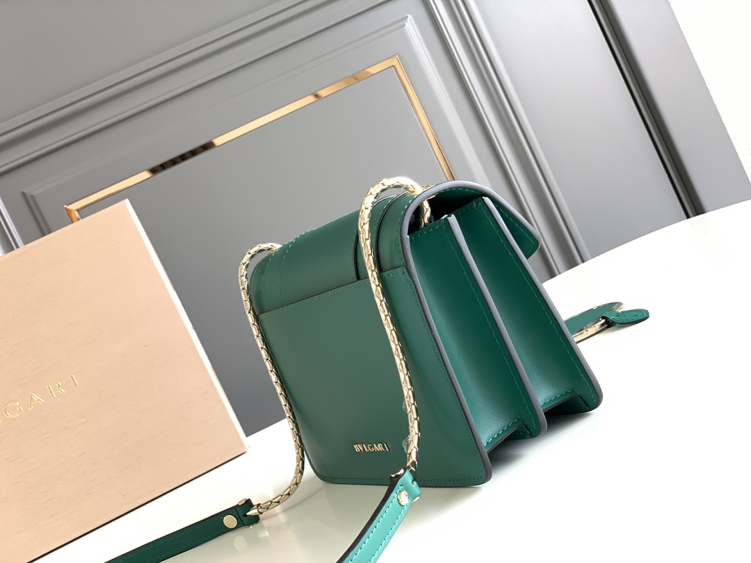 Bvlgari Serpenti Forever Crossbody Bag Green